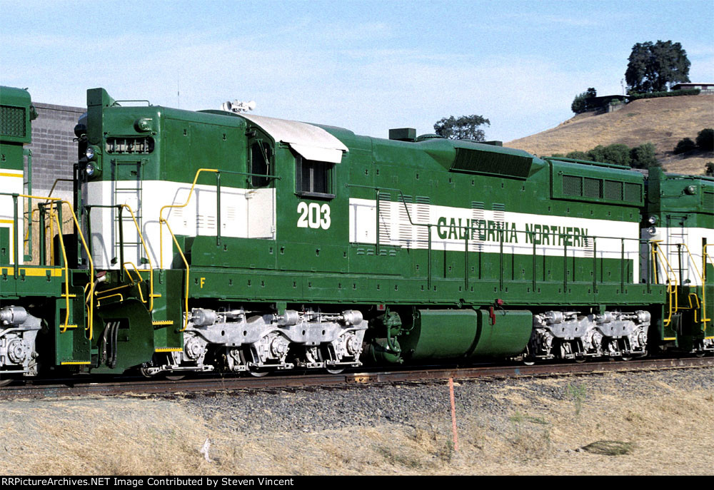 California Northern SD9E #203 Not yet fully painted.